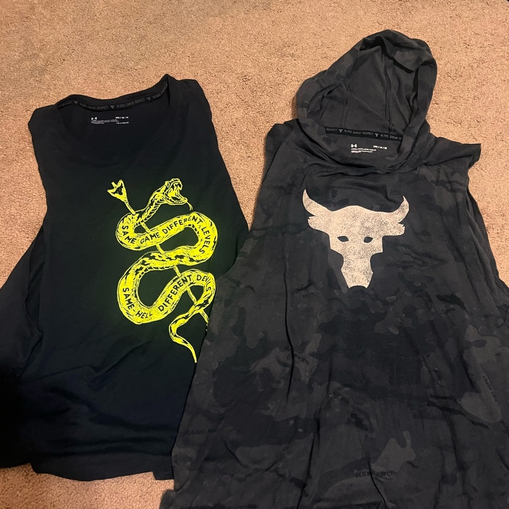 Lot of Project Rock tanks
